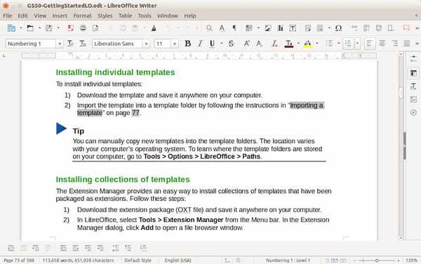 LibreOffice Writer best open source alternative to microsoft word