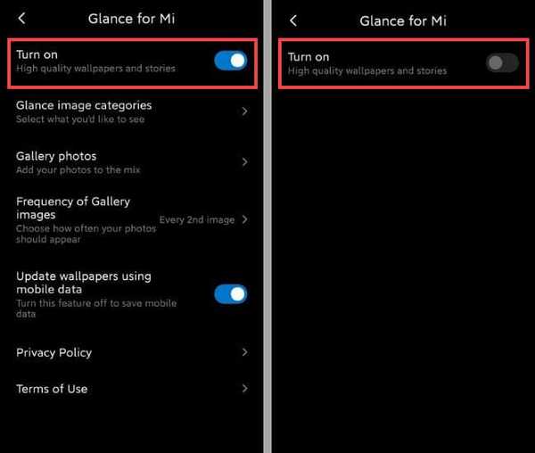 stop lockscreen ads in Xiaomi 