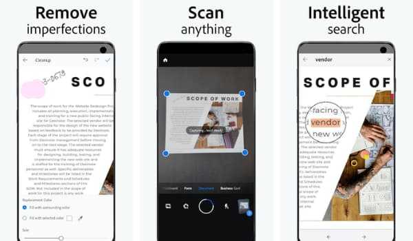 Adobe scan best photo scanner app