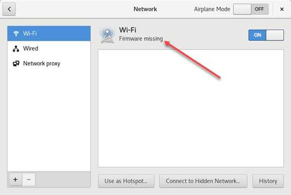 missing wifi firmware debian
