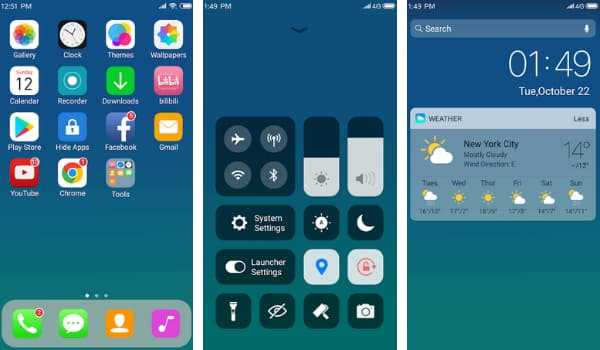 ios launcher for android - iPhone X Launcher