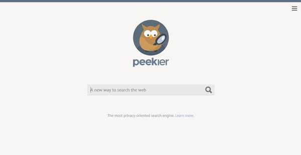 Peekier search engine