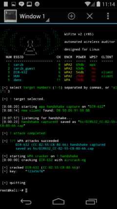 Kali Linux nethunter hacking
