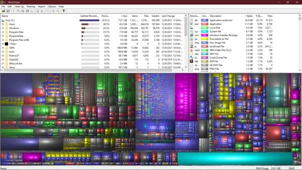 analyze disk and free up disk space