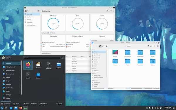 Fedora KDE free and open source Linux Distribution
