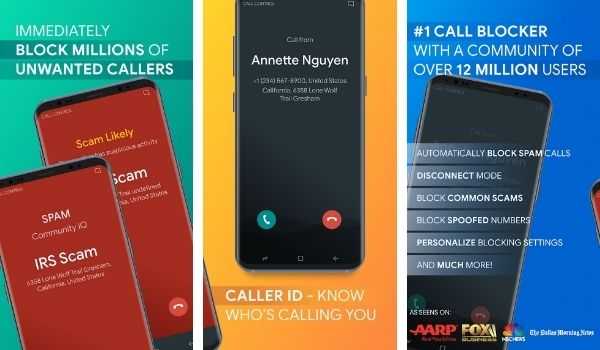 Call Control popular spam call and sms blocker