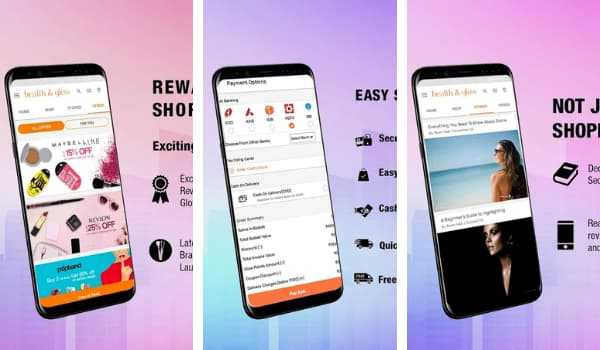 Health & Glow Online Beauty Shopping Apps