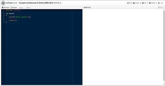 Tutorialspoint Compiler