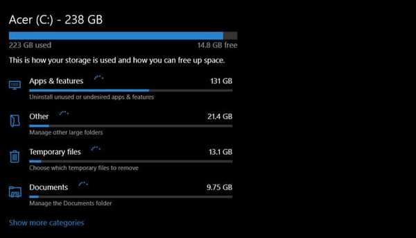 Windows 10’s Storage Usage Tool