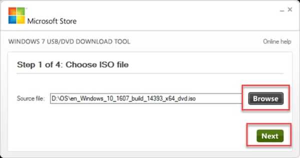 Choose Windows 10 ISO Image