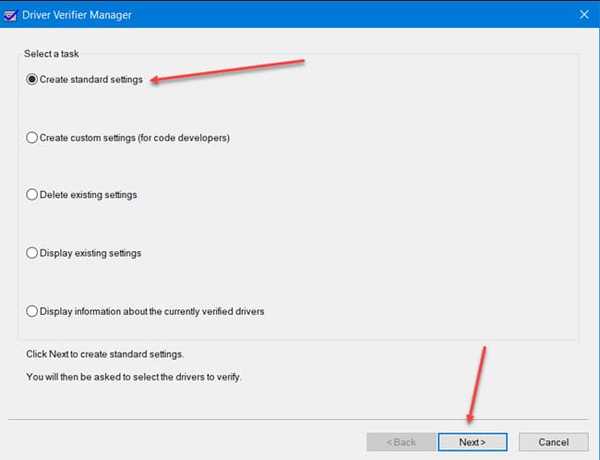 create custom settings windows 10