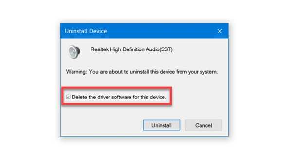 Remove Realtek HD Audio drivers completely