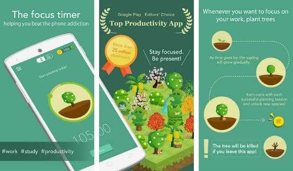 Forest – Stay Focused Pomodoro for Android
