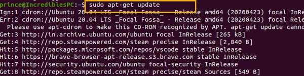 Sudo apt Update Deb Package