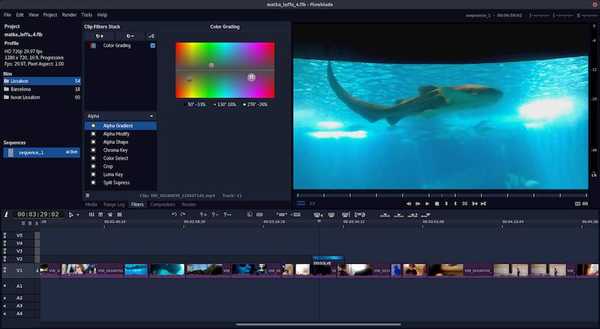 Flowblade open source video editor