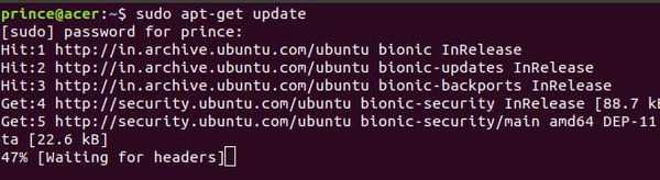 apt-get linux command