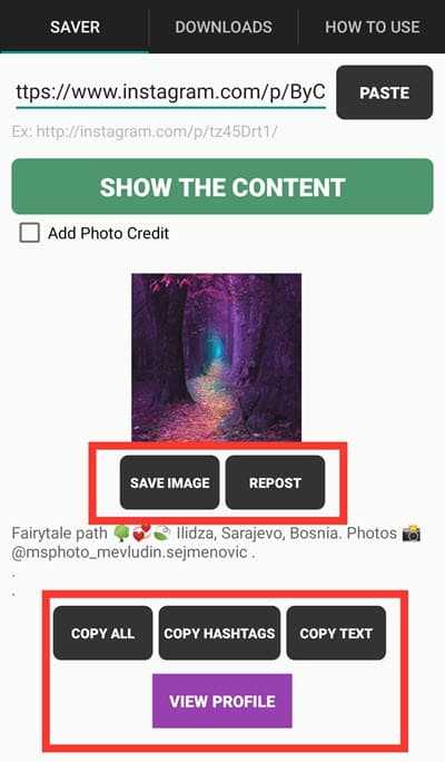 Saver Reposter for Instagram