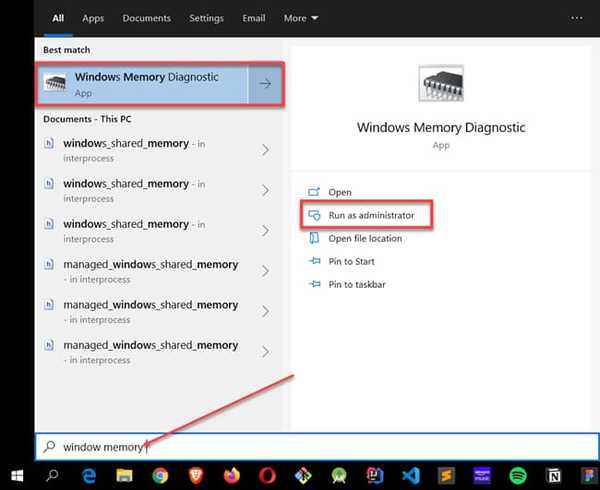 open windows diagnostic