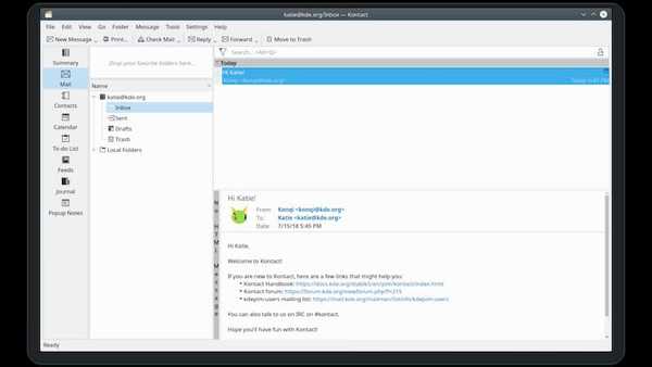 Kmail state of the art email client for linux