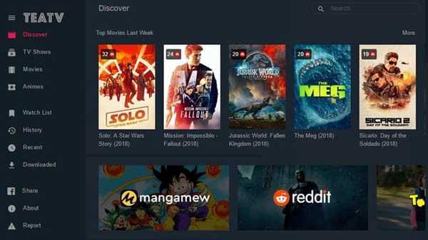 teatv Showbox alternatives