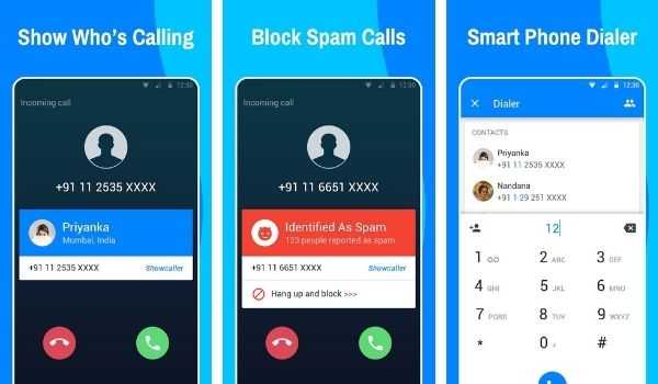 Showcaller identify and block spam calls