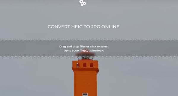 Freetoolonline HEIC files to JPEG 