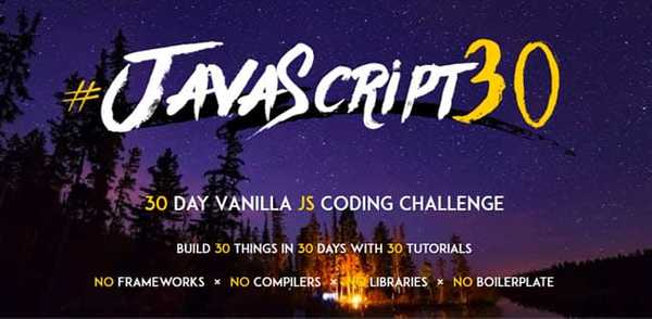 Javascript30 top JavaScript course