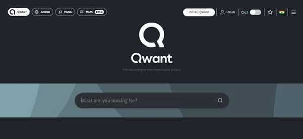 Qwant search engine