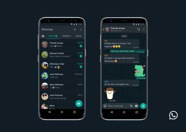 whatsapp dark theme